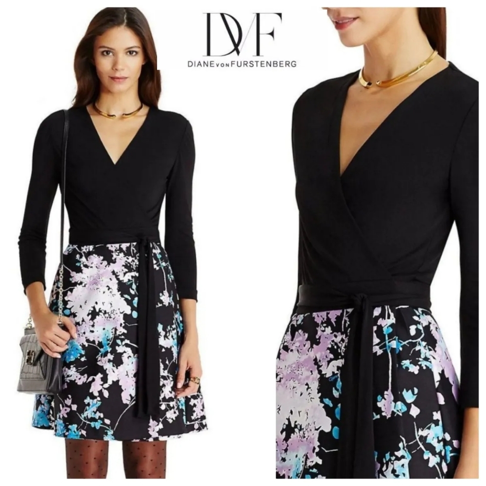 DVF Silk/Wool Wrap Dress